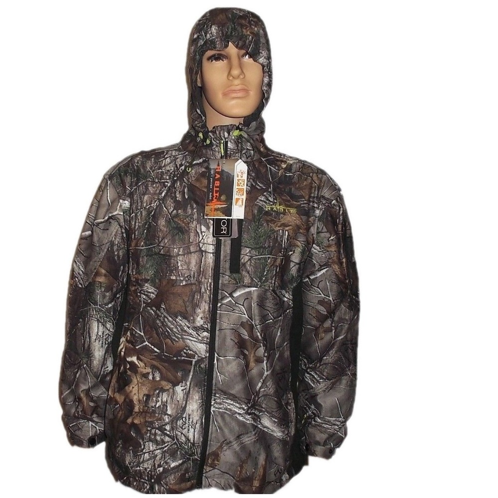 Habit Men Camo Scent Control Waterproof Hunt Coat
